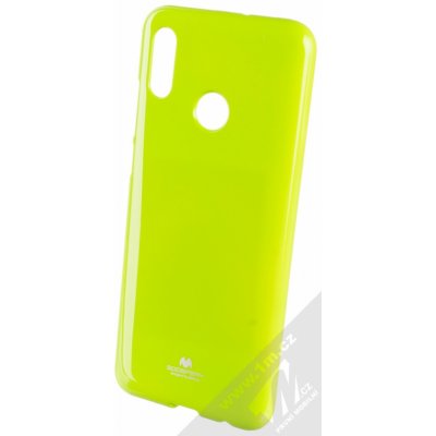 Pouzdro Goospery Jelly Case TPU ochranné silikonové Huawei P Smart 2019, Honor 10 lite limetkově zelené – Zboží Mobilmania