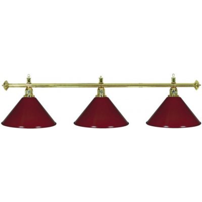 Ansett Trade Kulečníková lampa GOLD 3 – Zboží Dáma
