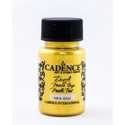 Metalická akrylová Cadence Dora Metalic sytá zlatá / 50 ml – Hledejceny.cz