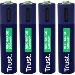 Trust USB-C Li-Ion AAA 500 mAh 4ks 25671 – Zboží Živě