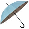 Deštník Deštník s puntíky a mašličkami sv.modrý