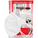 Royax respirátor , FFP2, bílý, 4-vrstvý, univerzální, 5 ks – Zboží Dáma