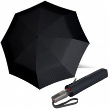 Knirps T.400 prints stripe elegantní pánský plně automatický deštník černý
