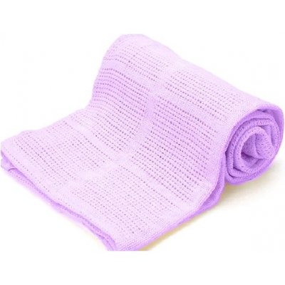 Kaptan Bavlněná celulární deka fialová – Sleviste.cz