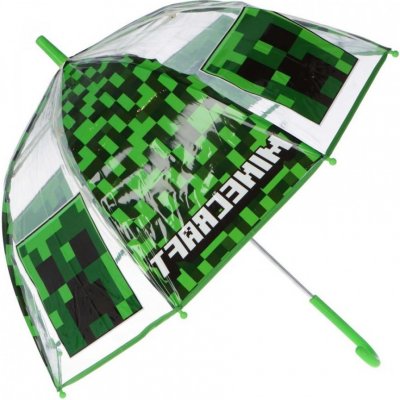 Minecraft Creeper deštník dětský zelený