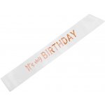 Narozeninová šerpa It's my birthday bílá – Zboží Dáma