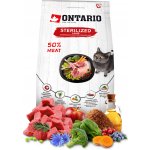 Ontario Cat Sterilised Lamb 2 kg – Zboží Dáma