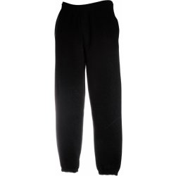 Fruit of the Loom pánské tepláky Classic Elasticated Cuff Jog pants 64026 černá