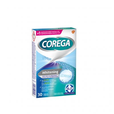 Corega Whitening tabs 30 ks