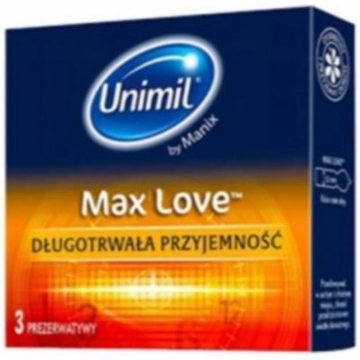 Unimil Max Love 3 ks – Zboží Mobilmania