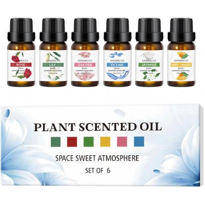 Plant Scented Oil Esenciální olej 6 x 10 ml – Hledejceny.cz