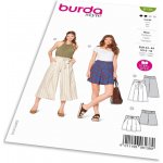 Střih Burda 6138 - Culottes, šortky s vysokým pasem – Zboží Dáma