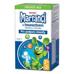 Doplněk stravy Walmark Marťánci s ImunActivem Mix 90 tablet