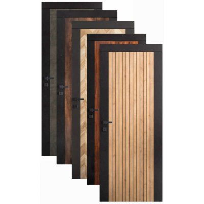 Vasco Doors Nero 347 Bezfalcové lamela 80 x 197 cm Pravé VD-N3472960 – Sleviste.cz