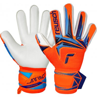 Reusch Attrakt Advance oranžová/modrá UK 10,5 – Hledejceny.cz