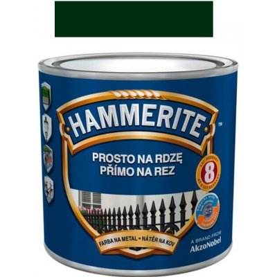 Akzo Nobel Hammerite Přímo na rez hladký 0,25l tmavě zelená