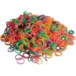 Show Tech Latexové gumičky na top knot Mix Neon 0,8 cm 1000 ks – Zboží Dáma