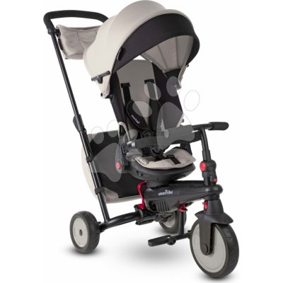 Smart Trike STR7J Warm Grey 7v1 šedá s otočným sklápěcím sedadlem Touch Steering s EVA koly – Zboží Dáma