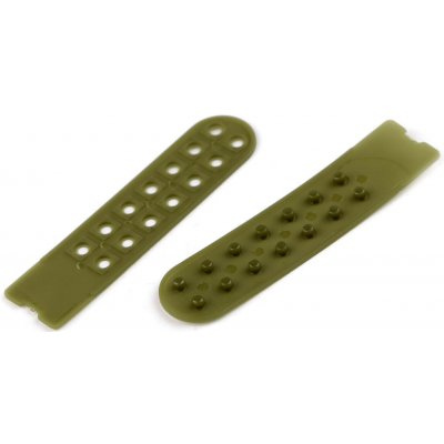 Zapínání / zkracovač na kšiltovky šíře 20 mm - zelená khaki (5 pár) – Sleviste.cz