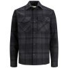 Pánská Košile Jack&Jones pánská košile JPRROY Comfort Fit 12241533 dark grey melange