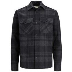 Jack&Jones pánská košile JPRROY Comfort Fit 12241533 dark grey melange