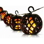 Garden King Solární světelný LED řetěz 6 luceren teplá bílá SL-1013 sada 2 ks – Hledejceny.cz