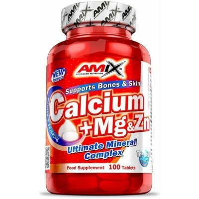 Amix Calcium + Magnesium + Zinek 100 tablet – Hledejceny.cz