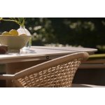 Hartman Valencia & Taragona cappuccino – stůl 220 × 100 cm + 6 židlí – Hledejceny.cz