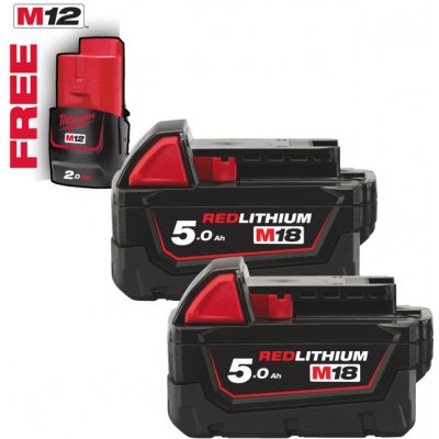 Milwaukee M18B52 - M18 5Ah 4932451242 – Sleviste.cz