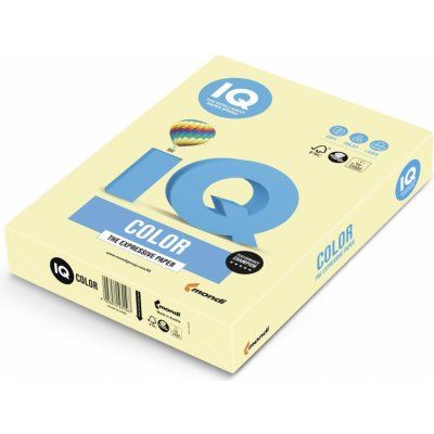 Papír IQ Color A4 80 g YE23 světle žlutý 500listů – Zboží Dáma