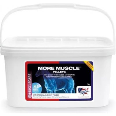 Equine America More Muscle Pellets pro budovaní svalové hmoty 3 kg – Hledejceny.cz
