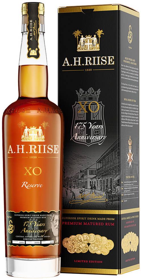 A.H. Riise XO Reserve 175y Anniversary 42% 0,7 l (karton)