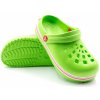 Dětské žabky a pantofle TexBase Dětské clogsy limetkově zelené