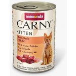Carny Kitten Telecí kuřecí a krůtí 12 x 400 g – Hledejceny.cz