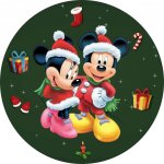 Jedlý papír MICKEY MOUSE – na zeleném pozadí ● Určení: Obrázek na dort – Hledejceny.cz