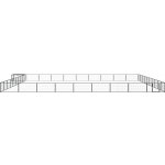 vidaXL 40panelová ohrádka pro psy černá 100 x 50 cm práškovaná ocel – Zboží Mobilmania