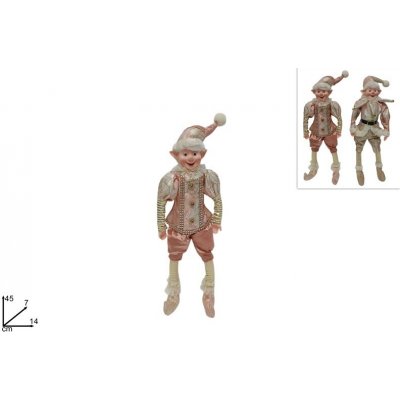 PROHOME - Elf 45cm růžový různé druhy – Hledejceny.cz