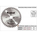 EXTOL PREMIUM pilový kotouč s SK plátky, 125x1,3x22,2mm, 40T, šířka SK plátků 2,6mm – Zboží Mobilmania