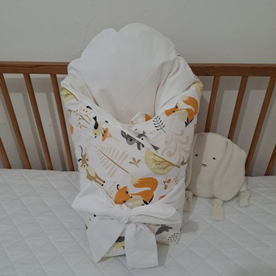 Pro útulný domov Povlak na péřovou zavinovačku Liška oranžová a kamarádi – Zboží Dáma