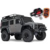 RC model Traxxas TRX-4 Land Rover Defender TQi RTR s navijákem šedý TRA82056-84-SLVR 1:10