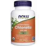 NOW Chlorella 500 mg Organic 200 tablet – Hledejceny.cz