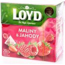 Čaj Loyd ovocný čaj aromatizovaný maliny a jahoda 20 x 2 g