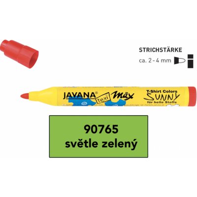 JAVANA Fix na světlý textil TexiMAX zelená