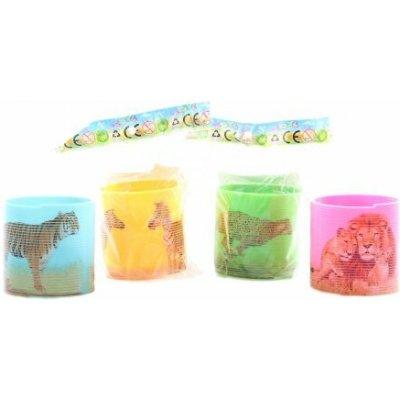 _Ostatní 1_ Pružina magická barevná zvířata safari 4 druhy plast 137040 – Hledejceny.cz