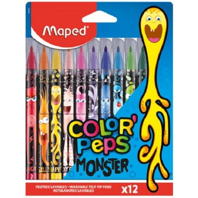 Maped 5400 Dětské fixy Color'Peps Monster 12 ks