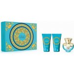 Versace Pour Femme Dylan Turquoise EDT 50 ml + sprchový gel 50 ml + tělové mléko 50 ml dárková sada – Hledejceny.cz