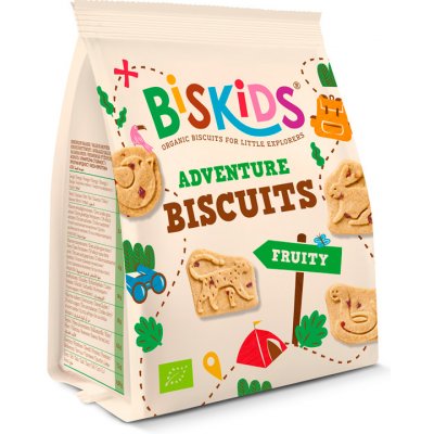 BISkids BIO dětské celozrnné sušenky s kousky jablek bez přidaného cukru 100 g – Zboží Dáma