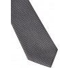 Kravata Eterna úzká hedvábná kravata šedá s jemnou strukturou