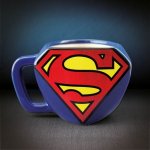 CurePink Keramický hrnek DC Comics 3D Superman objem modrý GIFPAL132 500 ml – Hledejceny.cz