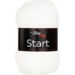 Pletací příze Vlna-Hep START 4002 bílá, klasická, 50g/150m – Zboží Mobilmania